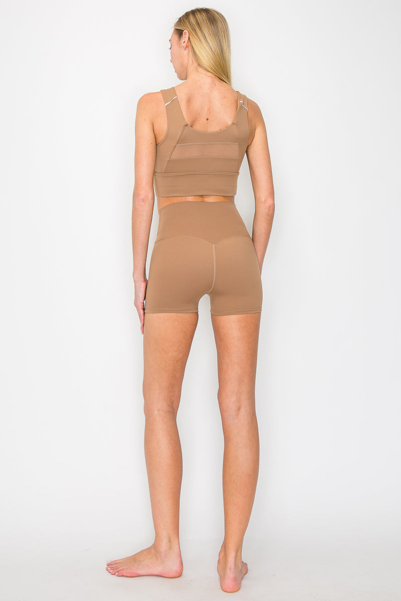 Seamless High-Waisted Shorts