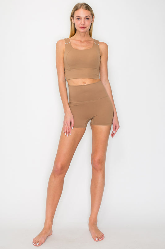 Seamless High-Waisted Shorts