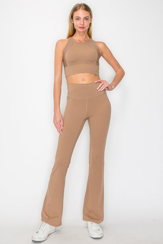 High-Wasit Flare Pants