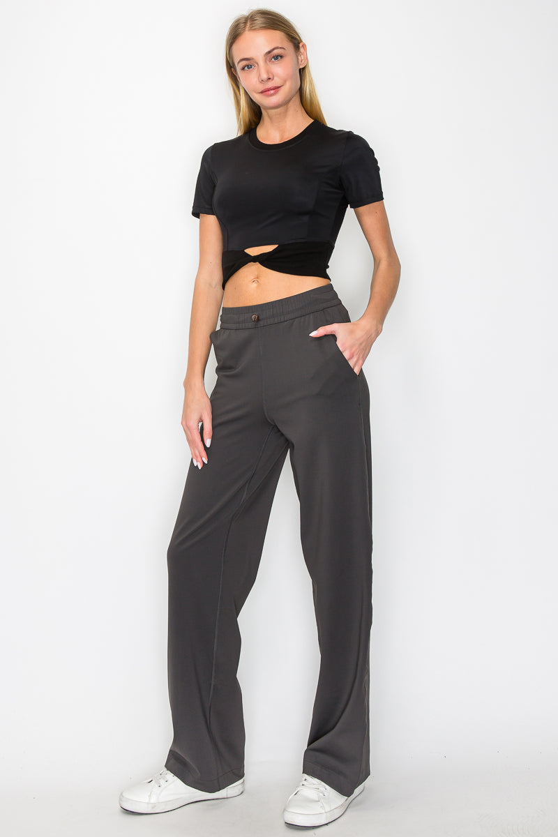 Essential Wide-Leg Lounge Pants