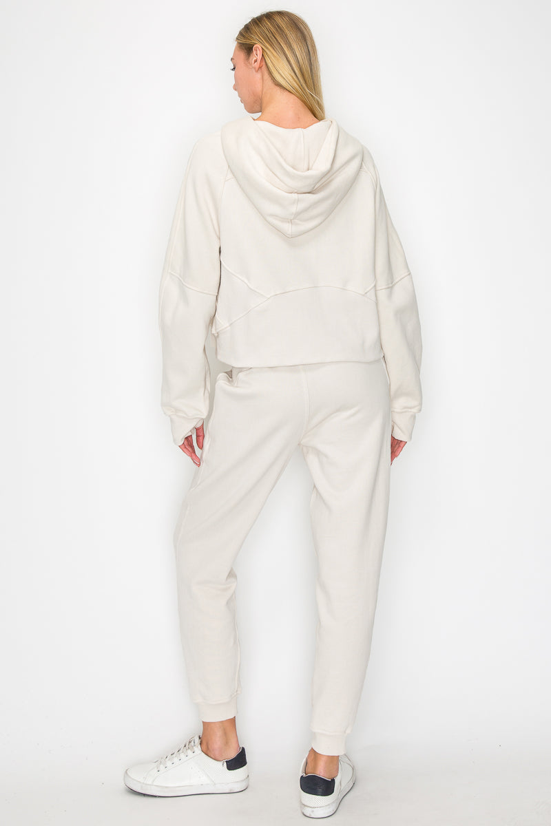 White Lounge Jogger